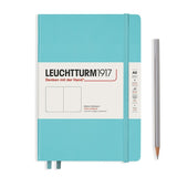 LEUCHTTURM1917 Hardcover A5 Medium Notebook Aquamarine