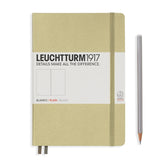 LEUCHTTURM1917 Hardcover A5 Medium Notebook Sand