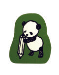 KODOMO NO KAO Panda Wooden Stamp Die Cut