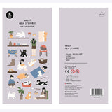 SUATELIER Daily Deco Stickers Cats Have Staff