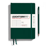 LEUCHTTURM1917 Hardcover A5 Medium Notebook Forest Green Dotted