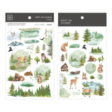MU Craft Print-On Sticker Forest 096