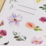MU Craft Print-On Sticker Spring Flowers 118