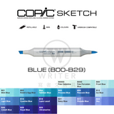 COPIC Sketch Marker BLUE (B00-B29)