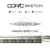 COPIC Sketch Marker WARM GREY (W)