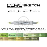 COPIC Sketch Marker YELLOW GREEN (YG25-YG99)