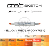 COPIC Sketch Marker YELLOW RED (YR00-YR21)
