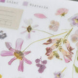 MU Craft Print-On Sticker Pressed Flower Yellow 103