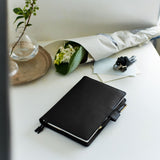 HOBONICHI TECHO 2022 Planner Set A6 Leather: TS Basic-Black