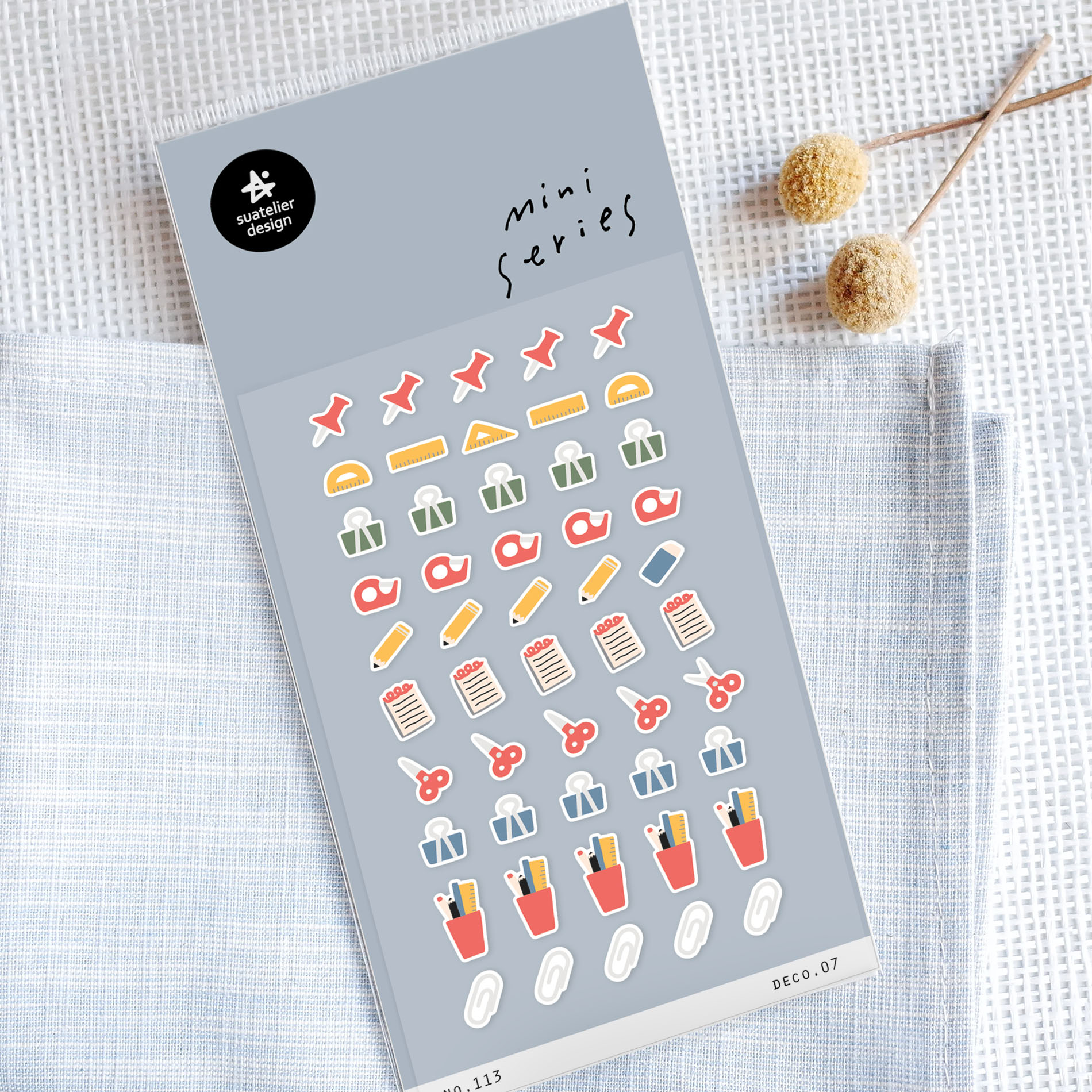 SUATELIER Mini Series Stickers Deco 07