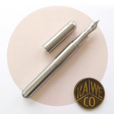 KAWECO Supra Fountain Pen Stainless Steel Medium