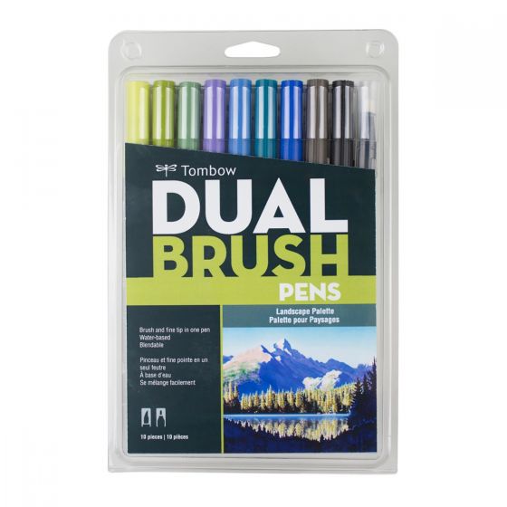 TOMBOW Dual Brush Pen 10Colors Set