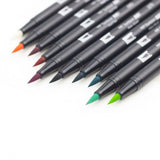 TOMBOW Dual Brush Pen 10Colors Set Tropical