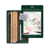 FABER-CASTELL PITT Monochrome Set-Tin of 12 Small