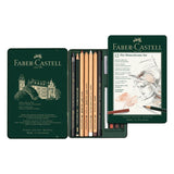 FABER-CASTELL PITT Monochrome Set-Tin of 12 Small