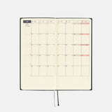 HOBONICHI TECHO 2023 Weeks [ENG] White Line: Black