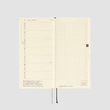 HOBONICHI TECHO 2023 Weeks [ENG] White Line: Ivory